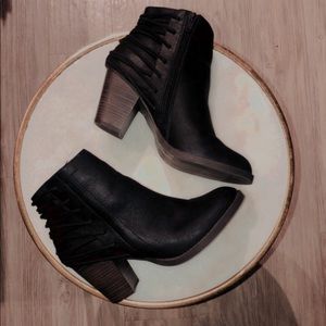 CANDIES | Black Ankle Boots